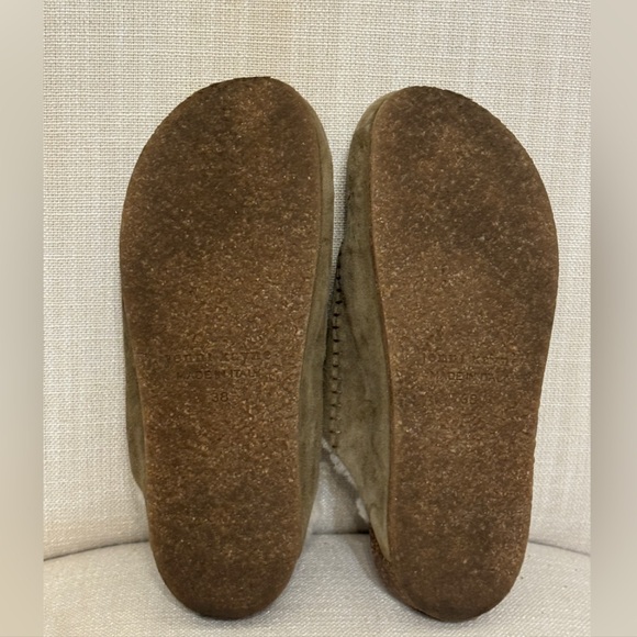 Jenni Kayne Shearling-Lined Moc Clog Size 38 EU/Size 8 US Made In Italy - Picture 7 of 9